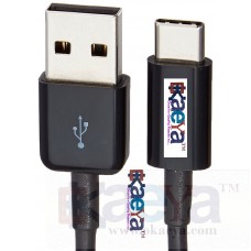 OkaeYa USB Type-C to USB-A 2.0 Male Cable - 6 Feet (1.8 Meters) - Black and white